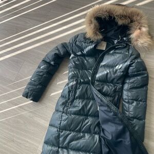 Moncler Navy Puffer Jacket